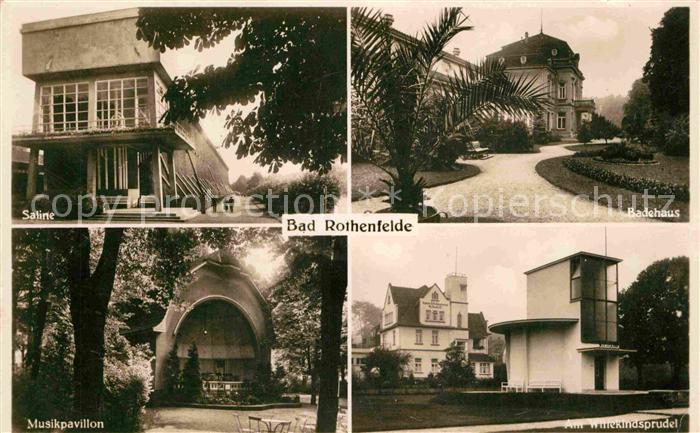 Bad Rothenfelde Badehaus Musikpavillon Saline Wittekindsprudel