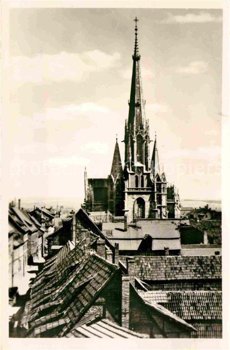 Muehlhausen Thueringen Blick vom Rabenturm