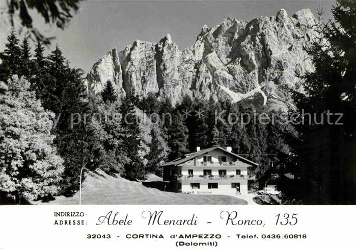 Cortina d Ampezzo Abele Menardi Ronco