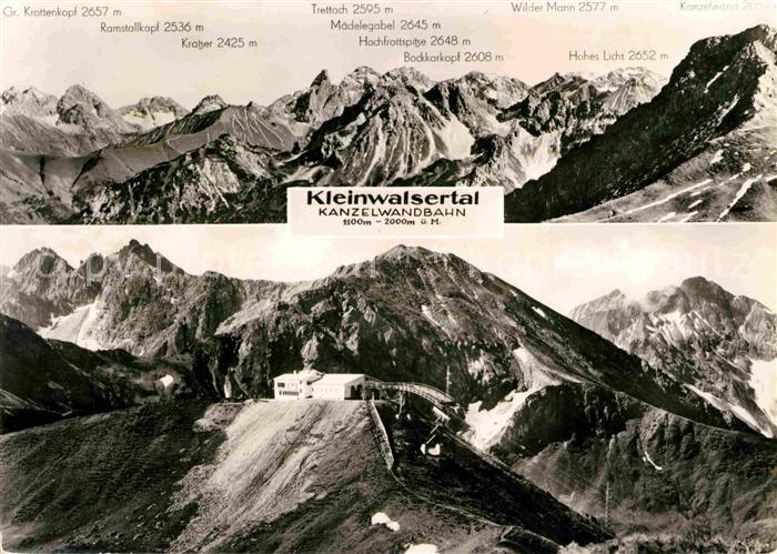 Kleinwalsertal Kanzelwandbahn Riezlern