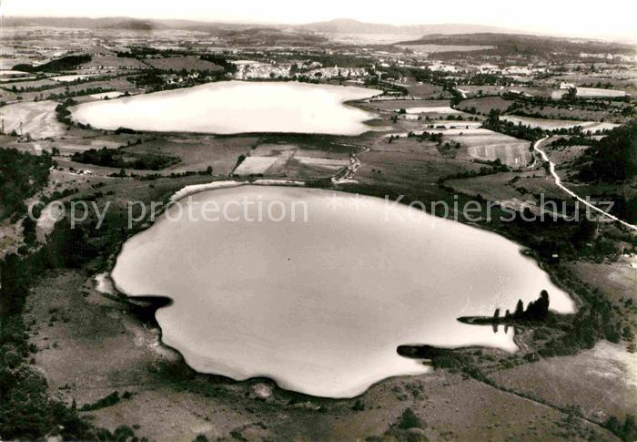 Clairvaux-les-Lacs Fliegeraufnahme Seen