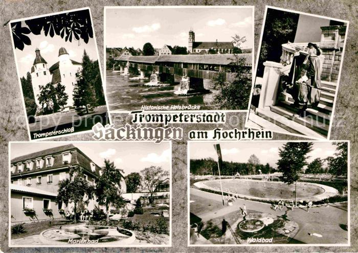 Bad Saeckingen Trompeterstadt Waldbad Marienbad Trompeterschloss