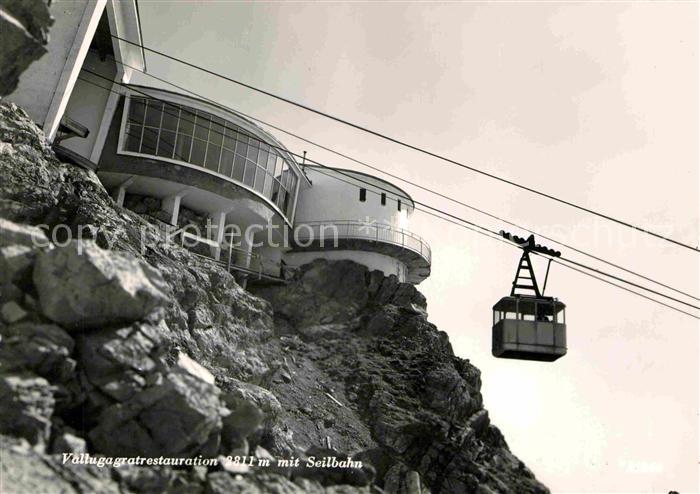 Valluga Vallugagratrestaurant mit Seilbahn