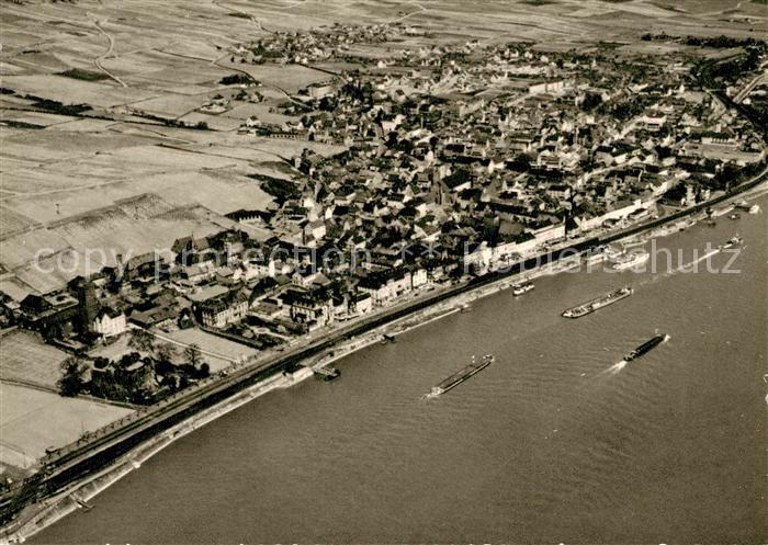 Ruedesheim Rhein Fliegeraufnahme Rheinpartie