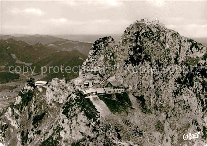 Wendelstein Mittelfranken Fliegeraufnahme mit Sonnenobservatorium Wendelsteinhot