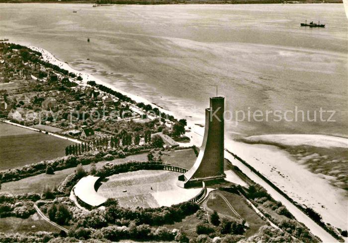 Laboe Fliegeraufnahme Marine Ehrenmal