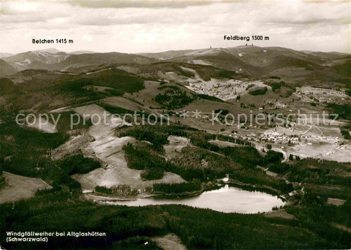 Altglashuetten Fliegeraufnahme Windgfaellweiher