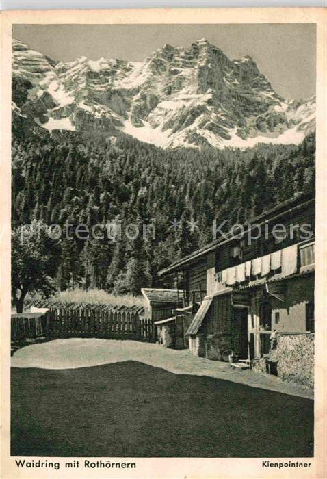 Waidring Tirol mit Rothoernern Kienpointner
