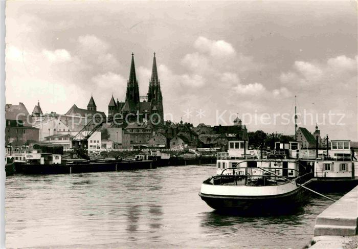 REGENSBURG Bayern Donaupartie