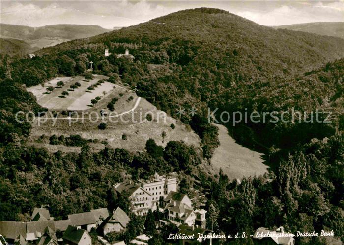 Jugenheim Seeheim-Jugenheim Fliegeraufnahme Erholungsheim Deutsche Bank