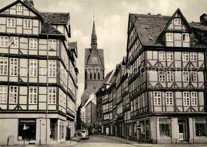 HANNOVER  CITY Kraemerstrasse und Marktkirche