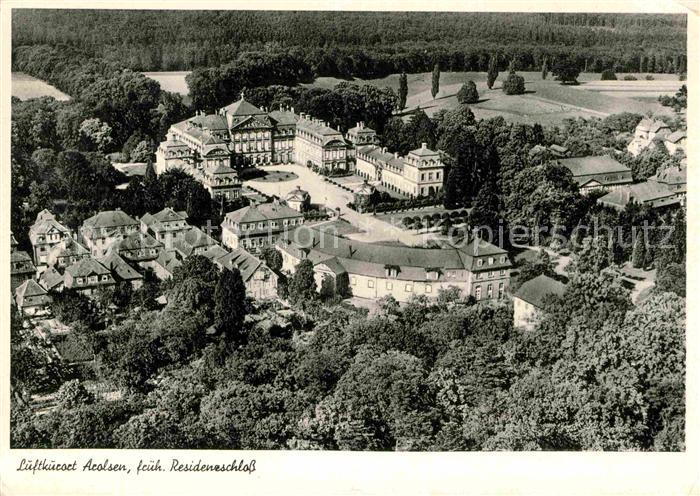 Arolsen Bad Fliegeraufnahme Residenzschloss