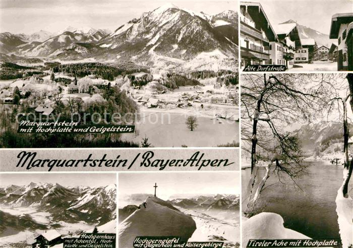 Marquartstein mit Hochplatte und Geigelstein