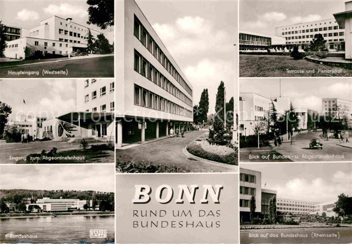 Bonn Rhein Rund um das Bundeshaus