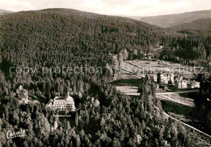 Buehl Baden Fliegeraufnahme Waldhotel Plaettig