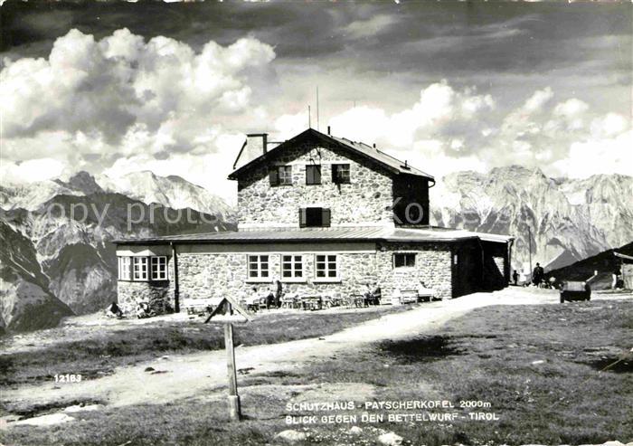 Patscherkofel Schutzhaus gegen Bettelwurf