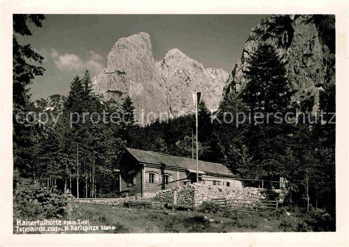Kaisertalhuette Totenkirchl Karlspitze