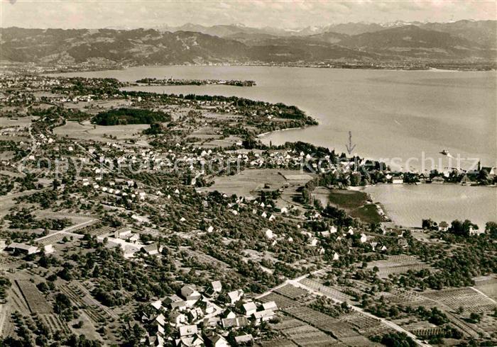 Wasserburg Bodensee Fliegeraufnahme
