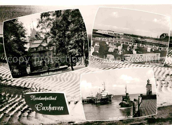 Cuxhaven Nordseebad Schlo? Ritzeb?ttel Sportbad Alte Liebe