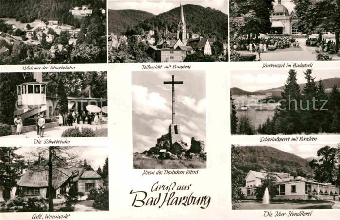 Bad Harzburg Kur-Konzert Schwebebahn Brocken Cafe Winuwuk