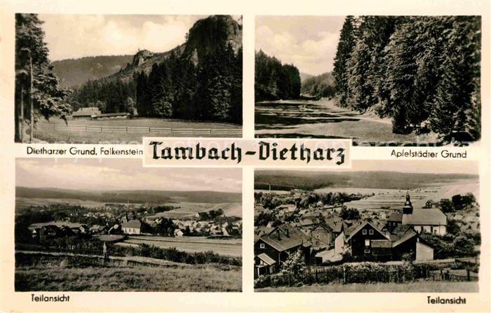Tambach-Dietharz Dietharzer -rund Falkenstein Apfelstaedter-Grund