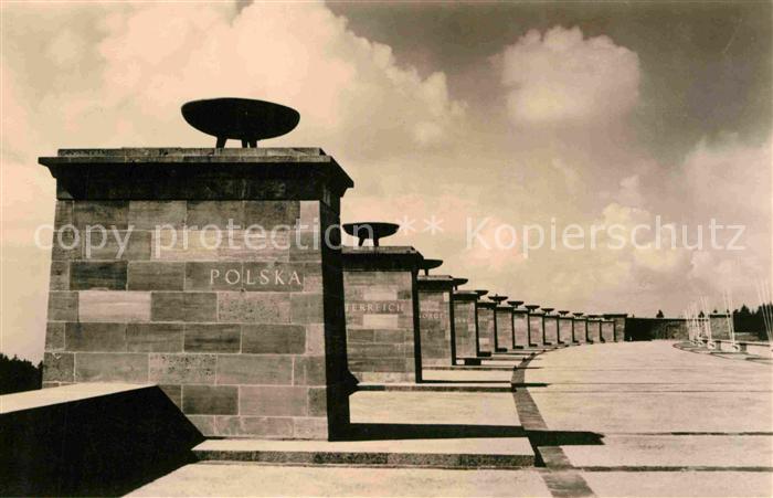 Buchenwald Weimar Mahn- und Gedenkstaette Strasse der Nationen