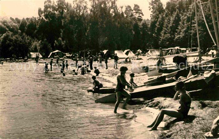 Bad Saarow Scharmuetzelsee Strand Camping