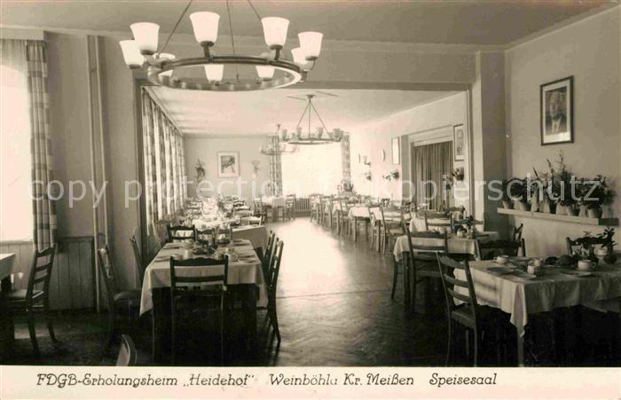 Weinboehla Erholungsheim Heidehof Speisesaal