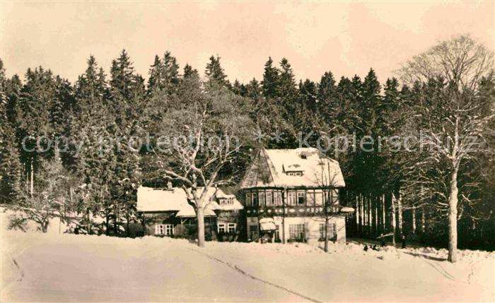 Oberhof Thueringen Erholungsheim Obere Schweizerhuette
