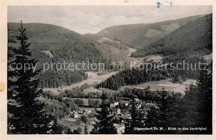 Sitzendorf Thueringen mit Sorbitztal