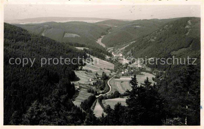 Obstfelderschmiede und Glasbach Blick vom Rothen Stein