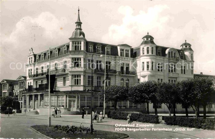 Zinnowitz Ostseebad Bergarbeiter-Ferienheim Glueck auf