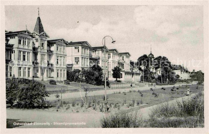 Zinnowitz Ostseebad Strandpromenade