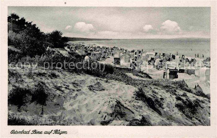 Binz Ruegen Strand und Duenen