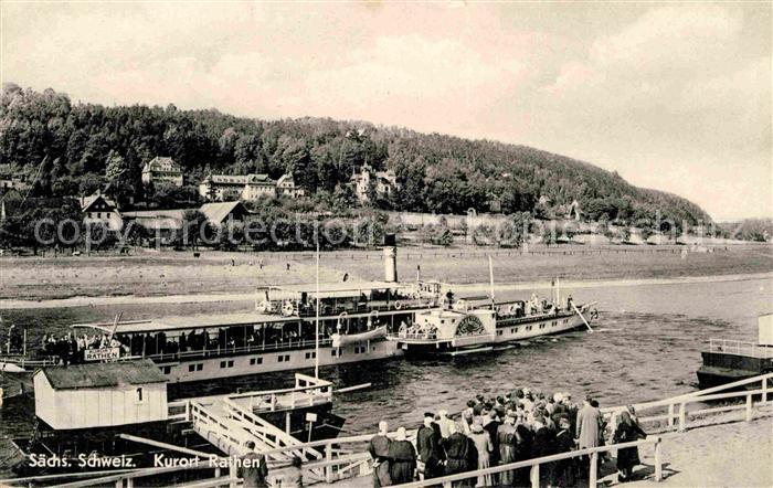 Rathen Saechsische Schweiz Dampferanlegstelle