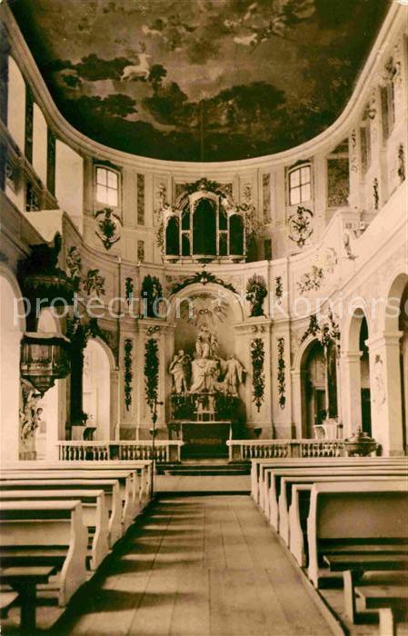 Hubertusburg Rhein Kirche innen