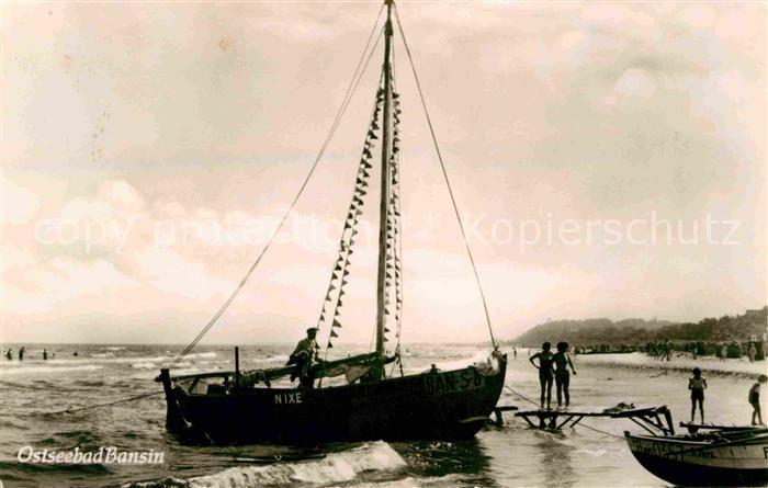 Bansin Ostseebad Strand Boote