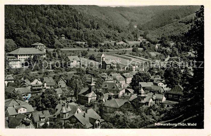 Schwarzburg Thueringer Wald Fliegeraufnahme