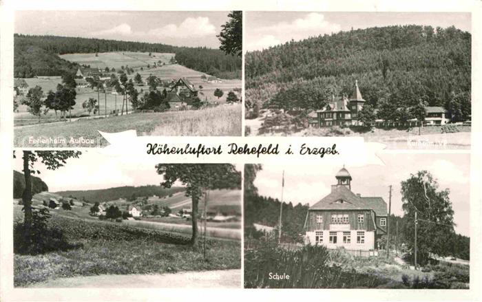 Rehefeld-Zaunhaus Ferienheim Aufbau Kurheim Schule