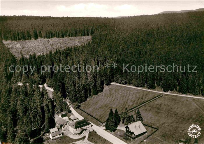 Gernsbach Fliegeraufnahme Kurhaus Kaltenbronn mit Gaestehaus
