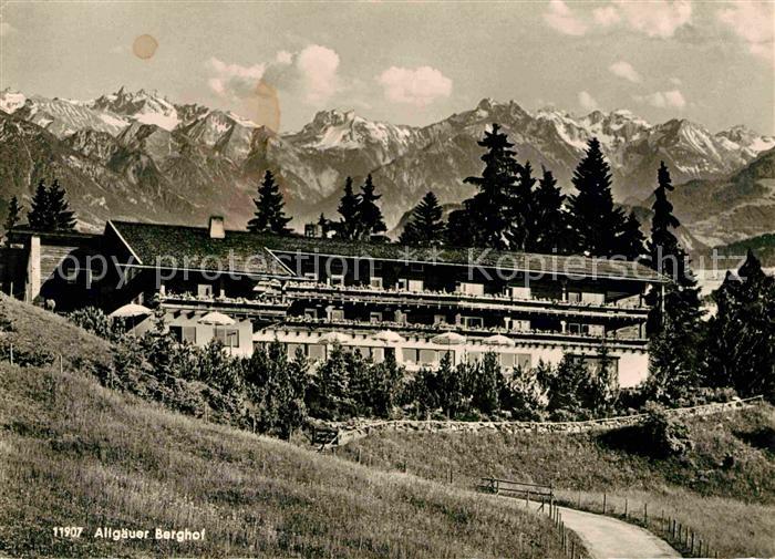 Sonthofen Oberallgaeu Allgaeuer Berghof mit Alpe Eck