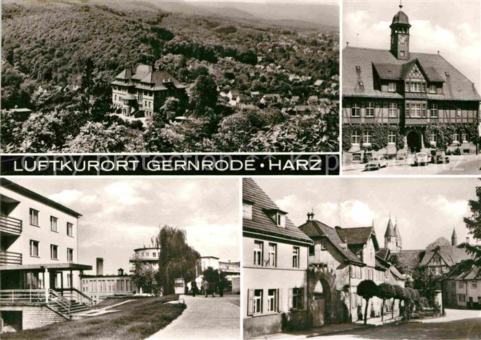 Gernrode Harz Fliegeraufnahme Ortspartien