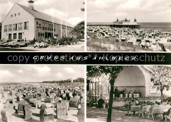 Ahlbeck Ostseebad Strand Seebruecke Konzertplatz