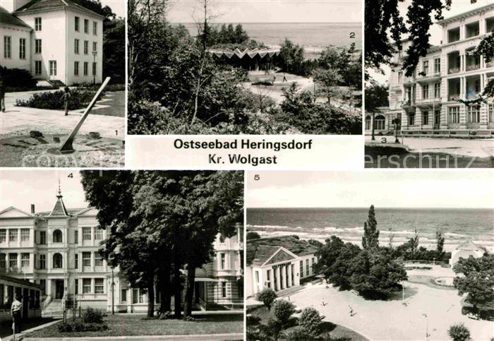 Heringsdorf Ostseebad Usedom Kurpromenade Erholungsheime Camara M`Balia Einheit