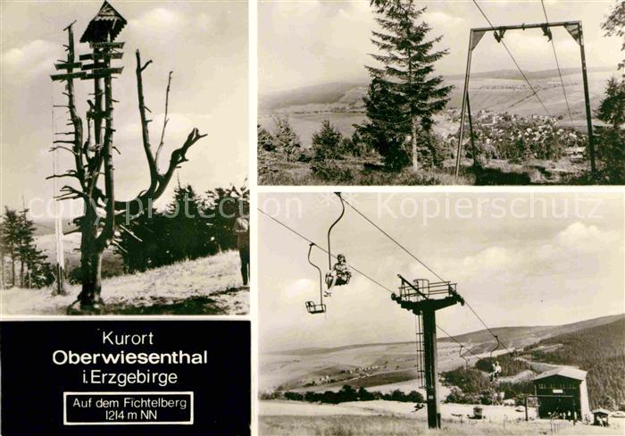 Oberwiesenthal Erzgebirge Fichtelberg Sessellift
