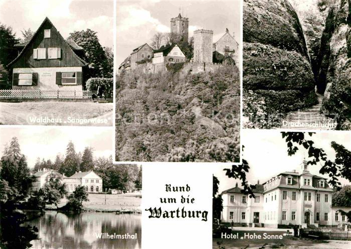 Wartburg Eisenach Burg Drachenschlucht Hotel Hohe Sonne Wilhelmsthal Waldhaus-Sa