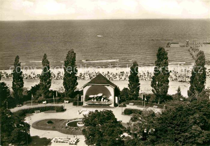 Heringsdorf Ostseebad Usedom Konzertplatz und Strand