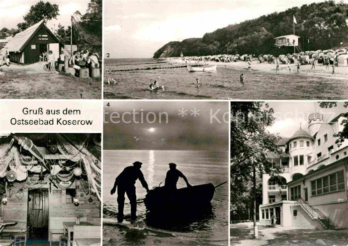 Koserow Ostseebad Usedom Feriendienst Restaurant Uns Fischerstuw Strand Erholung