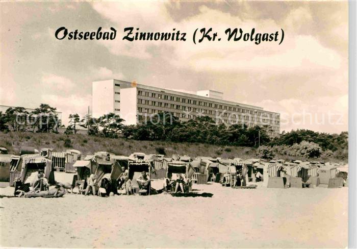 Zinnowitz Ostseebad Strand Ferienheim Roter Oktober der IG Wismut