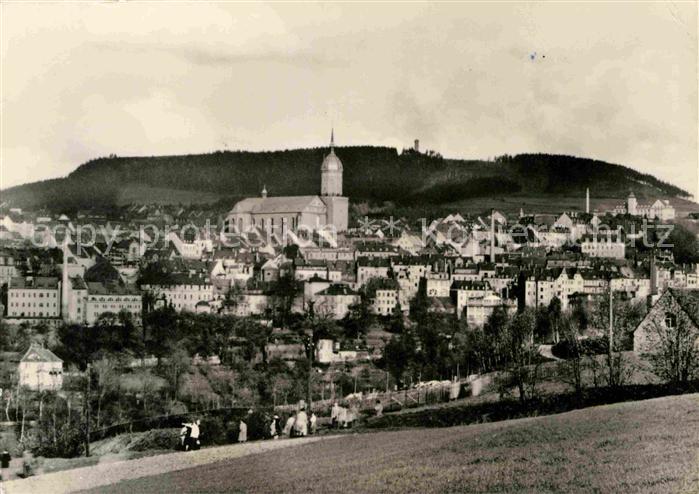 Annaberg-Buchholz Erzgebirge mit Poehlstrasse